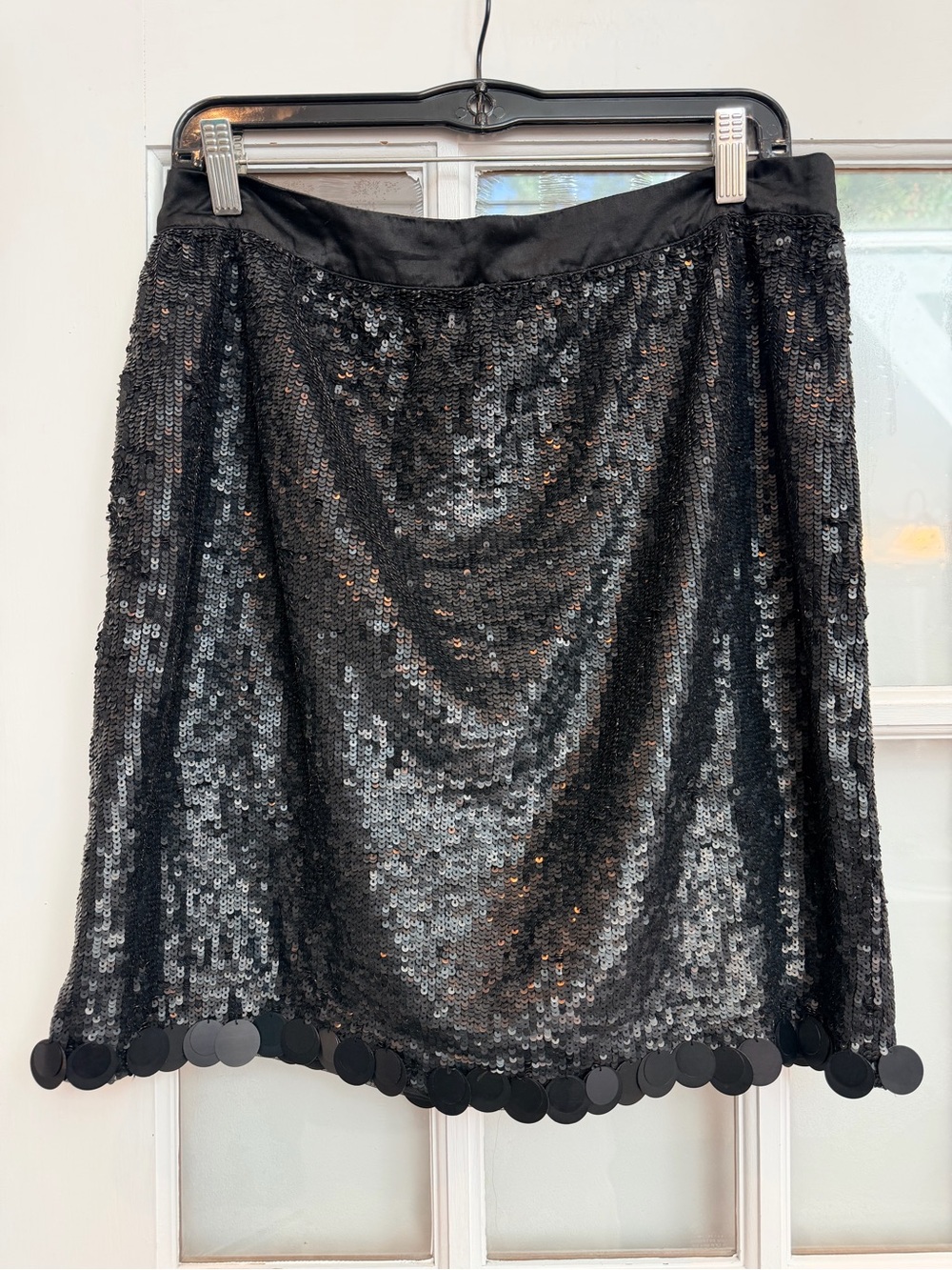 Hannah Jo Neiman Marcus Punk Whimsigoth Austin  Sequin Party Skirt Size L NWT